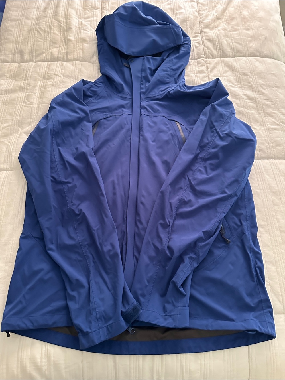 Men's KARRIMOR Hooded Blue Softshell Jacket